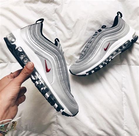 nike air max 97 grau weiß rot damen